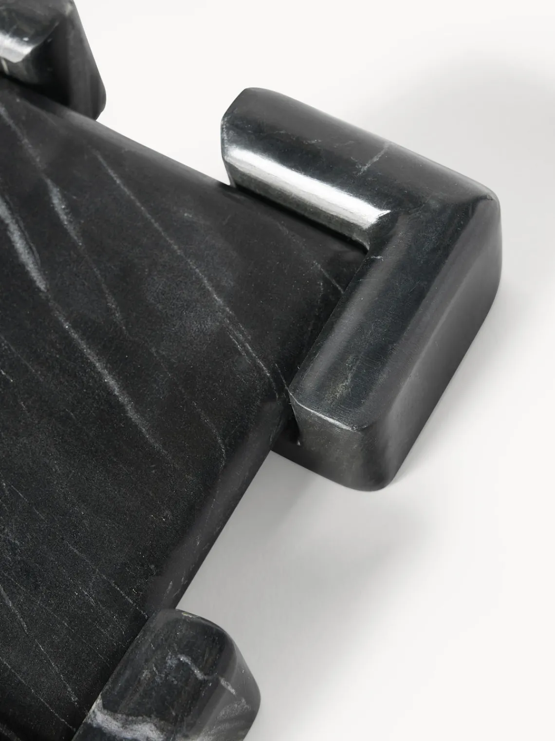 Jarrones|Bandejas Decorativas>Westwing Collection Bandeja decorativa de mármol Knud Mármol negro