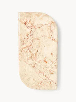 Jarrones|Bandejas Decorativas></noscript>Westwing Collection Bandeja decorativa de mármol Maba Mármol rojo vino, blanco crema y melocotón