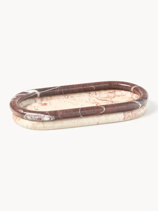 Clearance Bandeja decorativa de mármol Maba Jarrones|Bandejas Decorativas