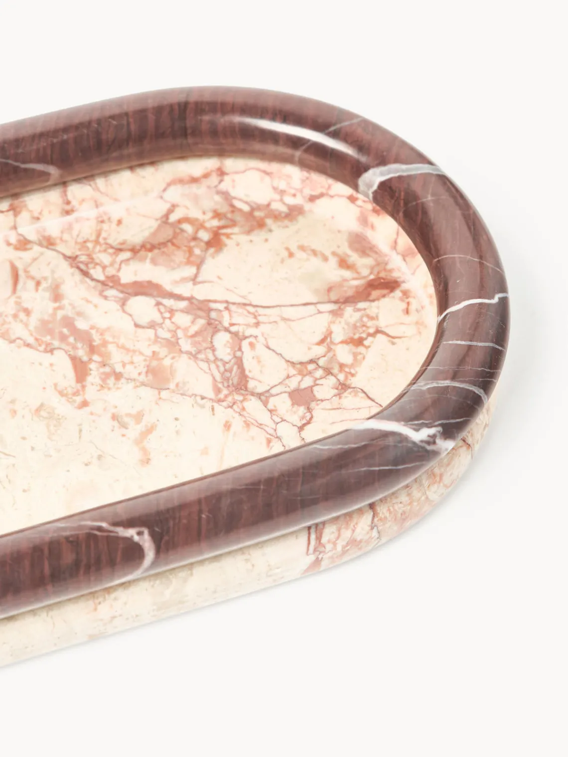 Clearance Bandeja decorativa de mármol Maba Jarrones|Bandejas Decorativas