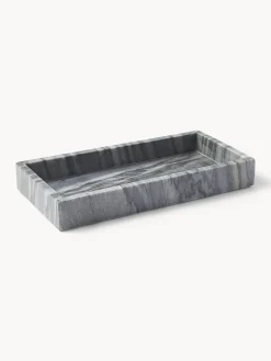 Jarrones|Bandejas Decorativas>Westwing Collection Bandeja decorativa pequeña de mármol Venice Mármol gris