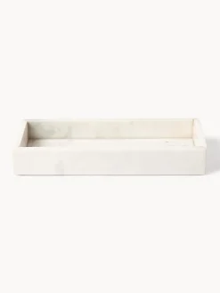 Jarrones|Bandejas Decorativas></noscript>Westwing Collection Bandeja decorativa pequeña de mármol Venice Mármol blanco