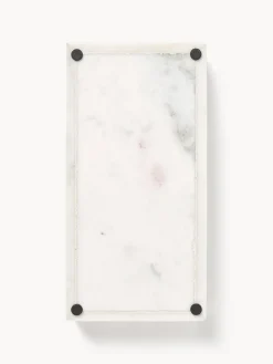 Jarrones|Bandejas Decorativas></noscript>Westwing Collection Bandeja decorativa pequeña de mármol Venice Mármol blanco