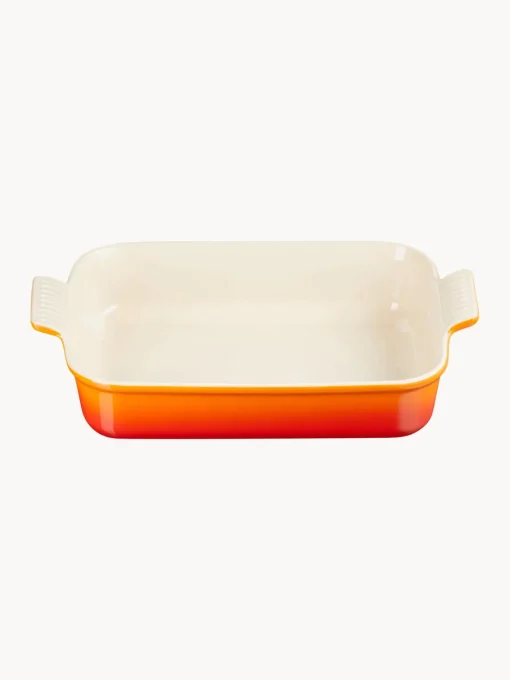 Bandejas Para Horno|Bandejas Para Horno>LE CREUSET Bandeja rectangular de gres Tradition Tonos narajas brillante