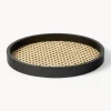 Discount Bandeja redonda con tejido vienés Carina Jarrones|Bandejas Decorativas