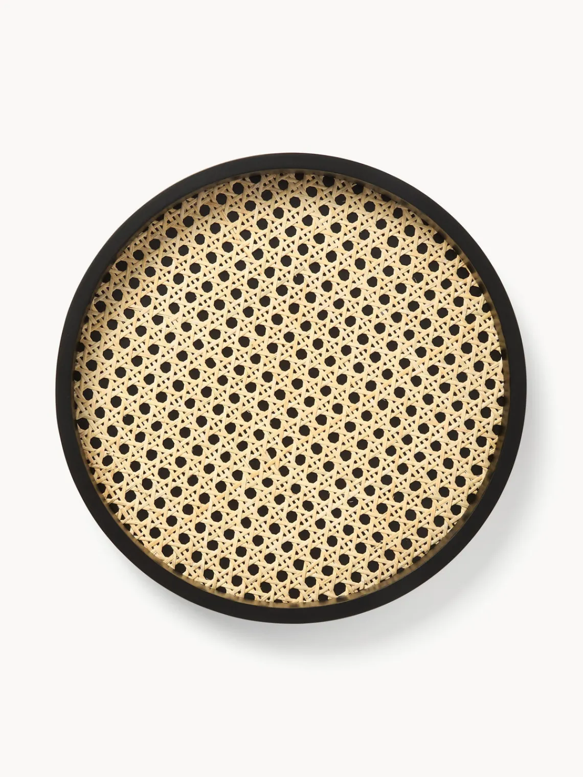 Discount Bandeja redonda con tejido vienés Carina Jarrones|Bandejas Decorativas