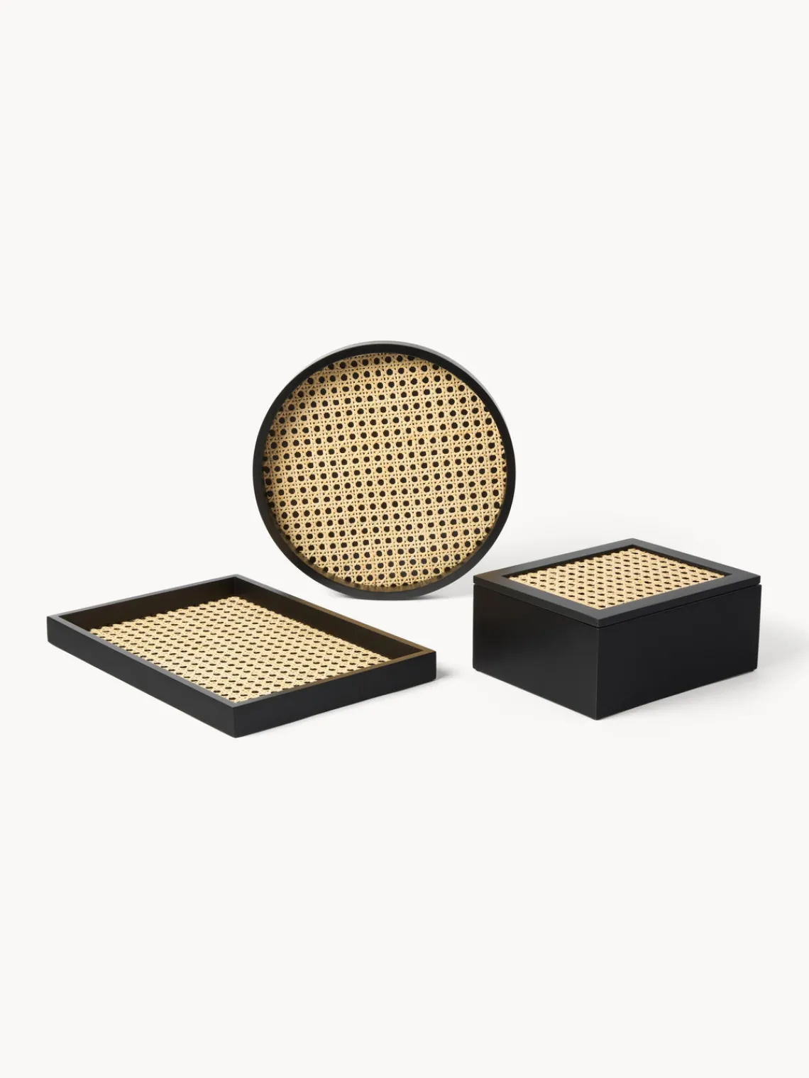 Discount Bandeja redonda con tejido vienés Carina Jarrones|Bandejas Decorativas