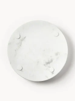 Jarrones|Bandejas Decorativas></noscript>Westwing Collection Bandeja redonda decorativa de mármol Venice Mármol blanco