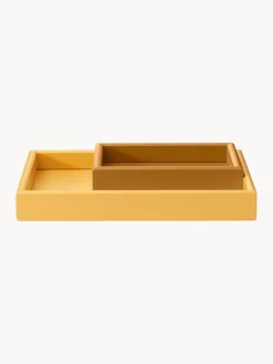 Bandejas Decorativas|Jarrones>Montana Furniture Bandejas decorativas Arrange, 2 uds. Ocre, marrón
