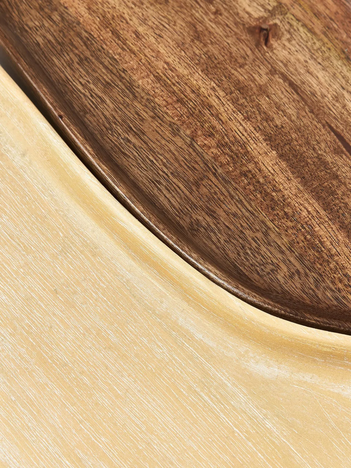 Bandejas decorativas de madera de mango Oda, 2 uds. Bandejas Decorativas|Decoración