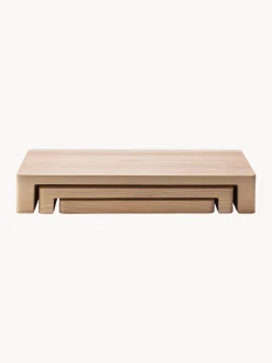 Cuencos Y Platos De Servir|Vajillas Completas></noscript>Lsa International Bandejas para servir artesanales de madera de fresno Collective, 3 uds.