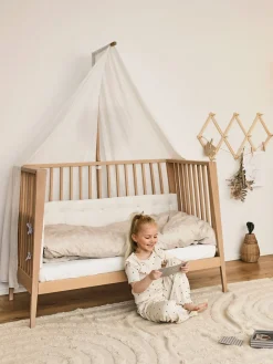 Cunas Para Bebé|Cunas Para Bebé></noscript>Leander Barra de dosel de madera para cuna Linea & Luna