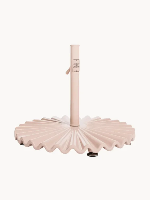 Sombrillas|Sombrillas>Business & Pleasure Base de sombrilla redonda grande Clamshell Rosa palo