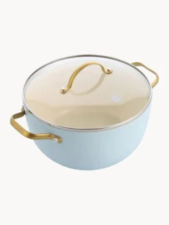 Ollas|Ollas></noscript>GreenPan Batería de cocina antiadherente Padova, 10 pzas. Azul claro, blanco crema, dorado