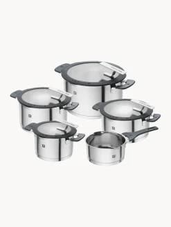 New Batería de cocina de acero inoxidable Simplify, 5 pzas. Ollas|Ollas