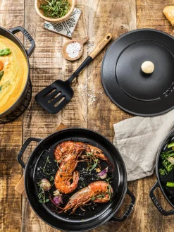 Clearance Batería de cocina de hierro fundido La Cocotte, 3 uds. Ollas|Ollas