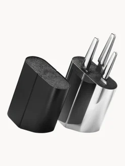 Cuchillos De Cocina Y Bloques|Cuchillos De Cocina></noscript>GEORG JENSEN Bloque para cuchillos de acero inoxidable Alfredo Plateado muy pulido