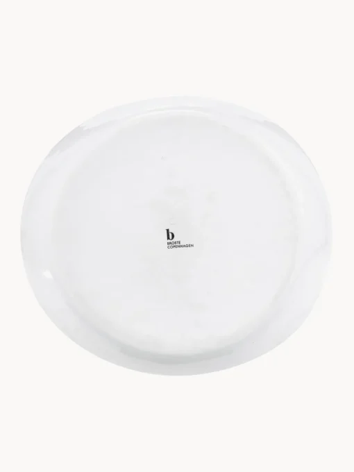 Hot Bol artesanal de porcelana Salt Cuencos Y Platos De Servir|Vajillas Completas