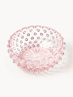 Boles Y Tazones|Vajillas Completas></noscript>ANNA VON LIPA Bol de vidrio soplado Hobnail Rosa claro transparente