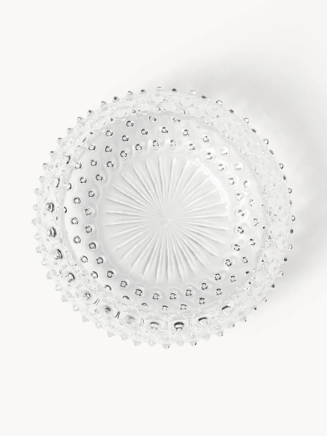 Bol de vidrio soplado Hobnail Boles Y Tazones|Vajillas Completas