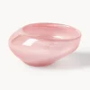 Clearance Bol decorativo artesanal de vidrio Ashley Jarrones|Cuencos Decorativos