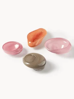 Clearance Bol decorativo artesanal de vidrio Ashley Jarrones|Cuencos Decorativos