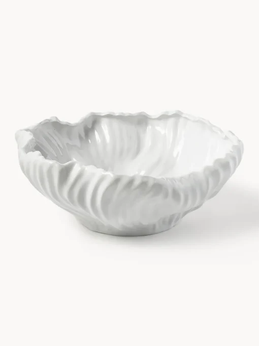 Sale Bol decorativo con borde acanalado XL Milazzo Jarrones|Cuencos Decorativos