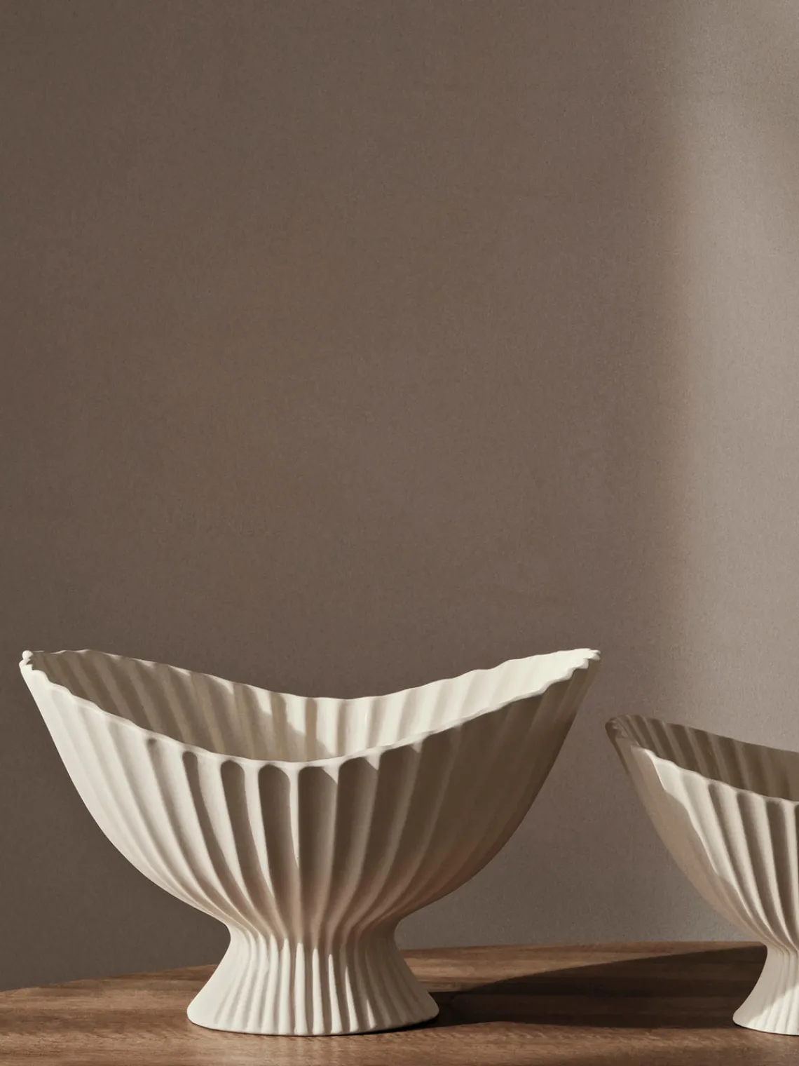 Jarrones|Cuencos Decorativos>Ferm Living Bol decorativo de gres Fountain, 41 cm