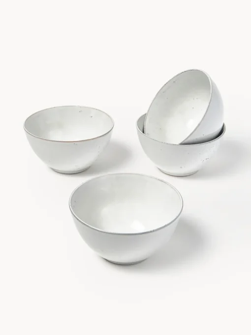Boles Y Tazones|Vajillas Completas>Broste Copenhagen Boles artesanales Nordic Sand, 4 uds.