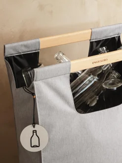 Cubos De Basura Y Reciclaje|Almacenaje De Cocina></noscript>Eva Solo Bolsa de separación de residuos Trent, 28 L Gris, madera de haya
