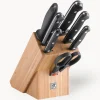 Cuchillos De Cocina Y Bloques|Cuchillos De Cocina>ZWILLING Boque de cuchillos autoafilables Twin Chef, 8 pzas.
