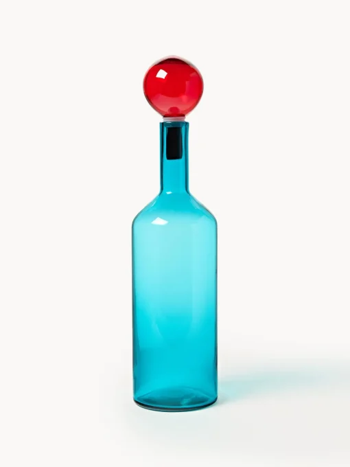 Jarrones|Figuras Decorativas>POLSPOTTEN Botellas decorativas sopladas Bubbles, 4 uds. Multicolor