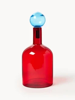 Jarrones|Figuras Decorativas></noscript>POLSPOTTEN Botellas decorativas sopladas Bubbles, 4 uds. Multicolor