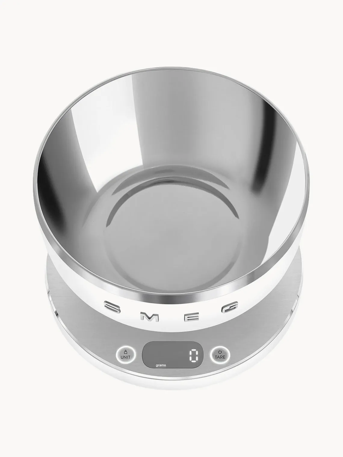 Artículos De Cocina|Utensilios De Cocina>Smeg Báscula de cocina digital Collezione Blanco mate