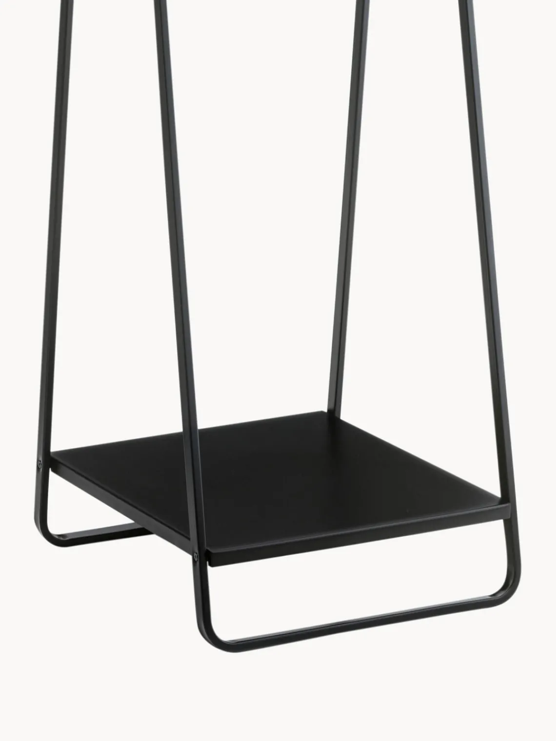 Percheros De Pie|Percheros De Pie>Yamazaki Burro de metal Tower Negro, madera