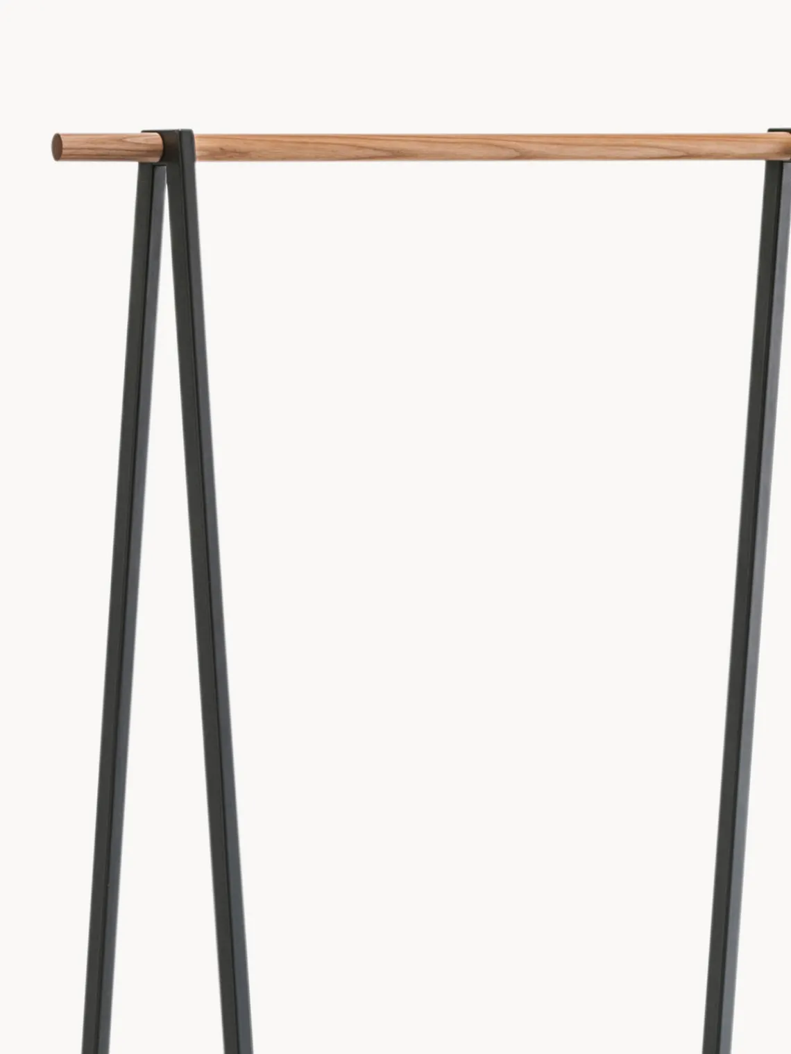 Percheros De Pie|Percheros De Pie>Yamazaki Burro de metal Tower Negro, madera