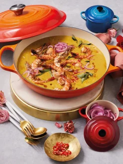 New Cacerola baja de hierro fundido Signature Collection Ollas|Ollas