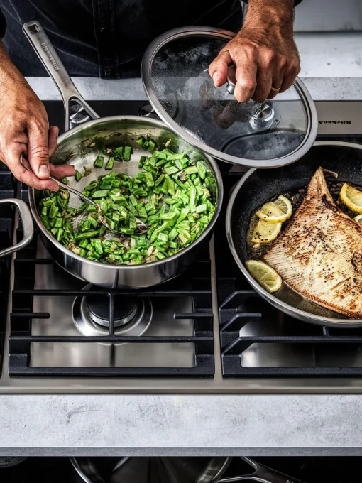Sartenes|Sartenes>KitchenAid Cacerola con tapadera de vidrio