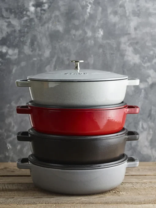 Ollas|Ollas>Staub Cacerola de hierro fundido Chistera Rojo