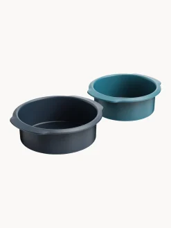 New Cacerolas con revestimiento antiadherente Nest, 2 uds. Bandejas Para Horno|Bandejas Para Horno