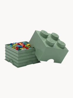 Cestas Y Cajas|Almacenaje Infantil></noscript>LEGO Caja de almacenamiento Brick Four Verde salvia
