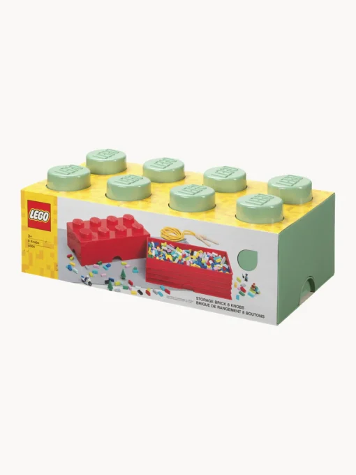 Cestas Y Cajas|Decoración Infantil>LEGO Caja de almacenamiento Brick Eight Verde salvia