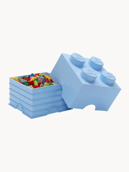 Decoración Infantil|Cestas Y Cajas>LEGO Caja de almacenamiento Brick Four Azul claro