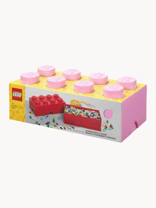 Cestas Y Cajas|Decoración Infantil>LEGO Caja de almacenamiento Brick Eight Rosa claro