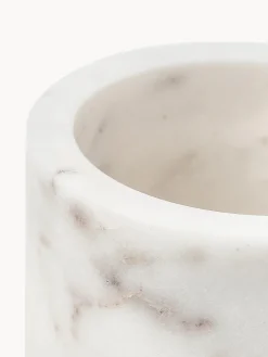 Accesorios De Baño|Jarrones></noscript>Westwing Collection Caja de almacenamiento de mármol Simba, al 12 cm Mármol blanco