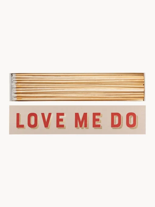 Cerillas|Velas Decorativas>Archivist Caja de cerillas de diseño Love Me Do