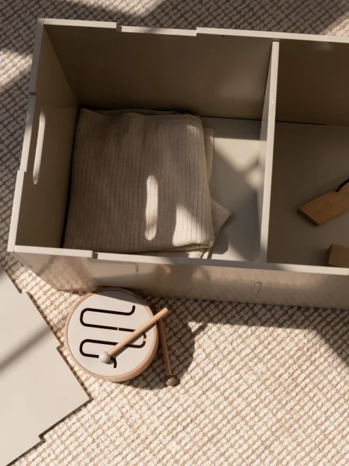 Decoración Infantil|Cestas Y Cajas>Nofred Caja de madera Cube Beige claro