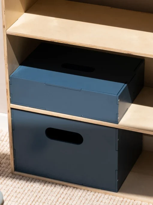 Decoración Infantil|Cestas Y Cajas>Nofred Caja de madera Kiddo Azul oscuro