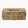 Sale Caja de pañuelos de fibras naturales Cleana Accesorios De Baño|Jarrones