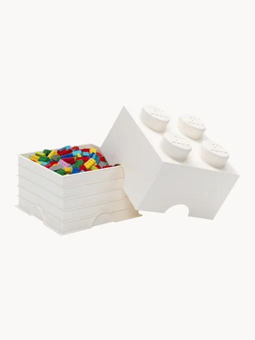 Decoración Infantil|Cestas Y Cajas>LEGO Caja infantil ® con 4 pomos Brick Blanco